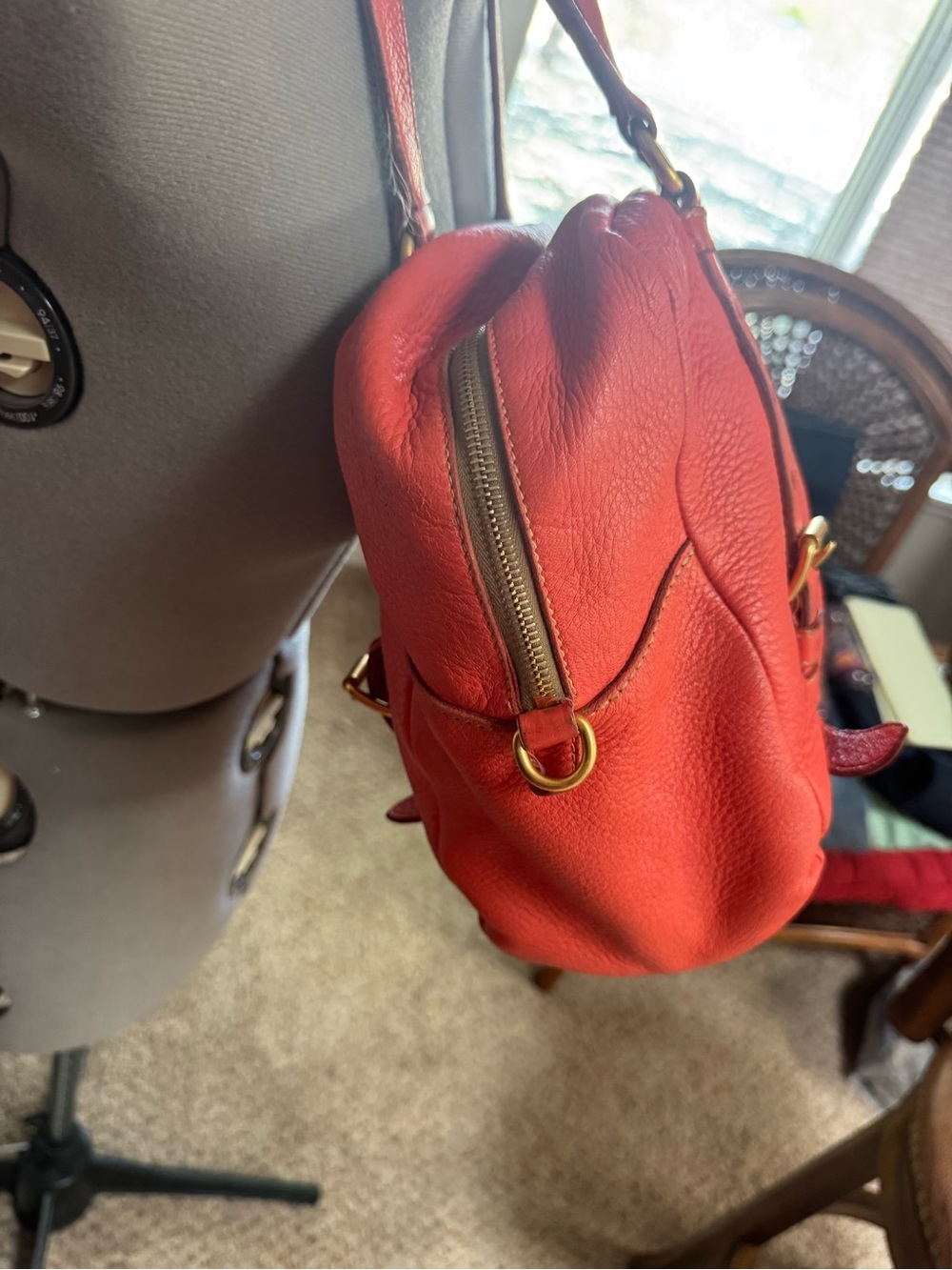 Prada Vitello Daino Leather Bauletto Bag Beautiful VTG - Picture 7 of 9